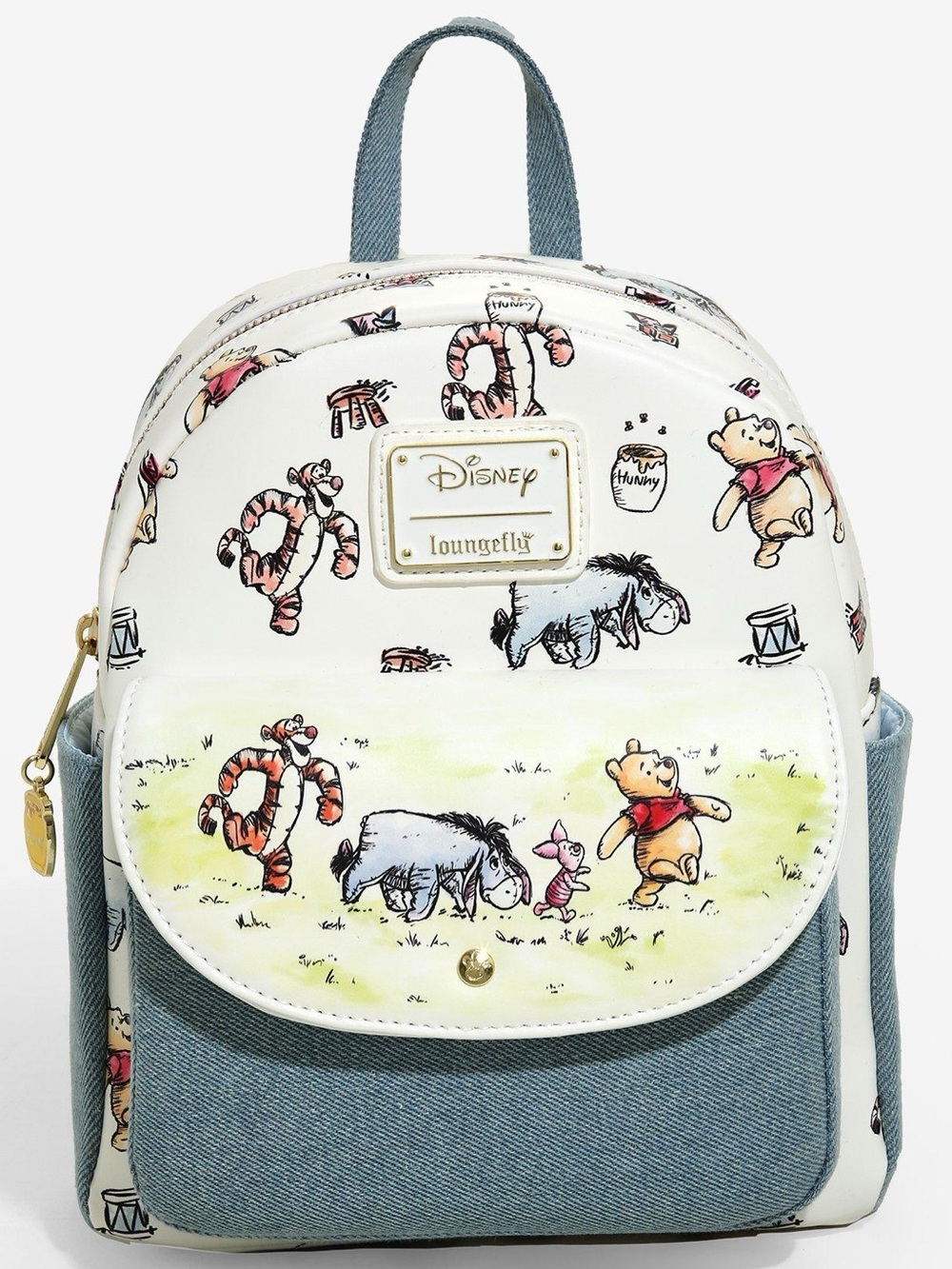 Disney Loungefly Winnie the Pooh and Friends Classic Mini Backpack